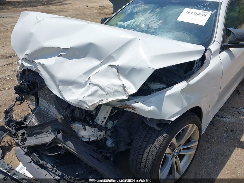 2017 BMW 4er VIN WBA4R7C51HK876614 IAAI salvage auction — FRONT & REAR, Wait Title, sold $125 on 2026-07-21 (photo 6)