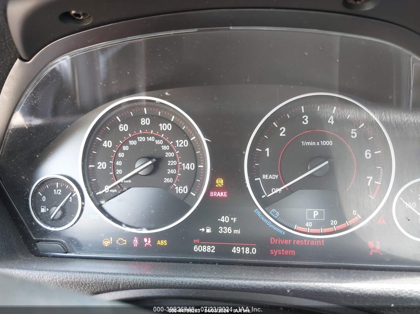 2017 BMW 4er VIN WBA4R7C51HK876614 IAAI salvage auction — FRONT & REAR, Wait Title, sold $125 on 2026-07-21 (photo 7)