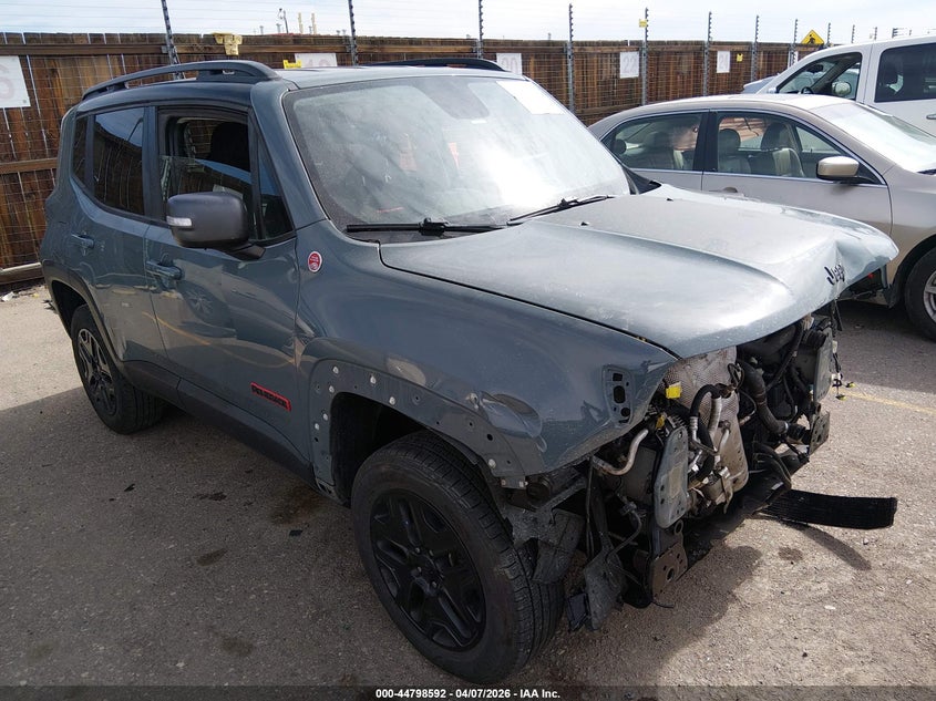 2018 Jeep Renegade VIN ZACCJBCB1JPG86385 IAAI salvage auction — FRONT END, Salvage (Colorado), sold $1,100 on 2026-07-14 (photo 1)