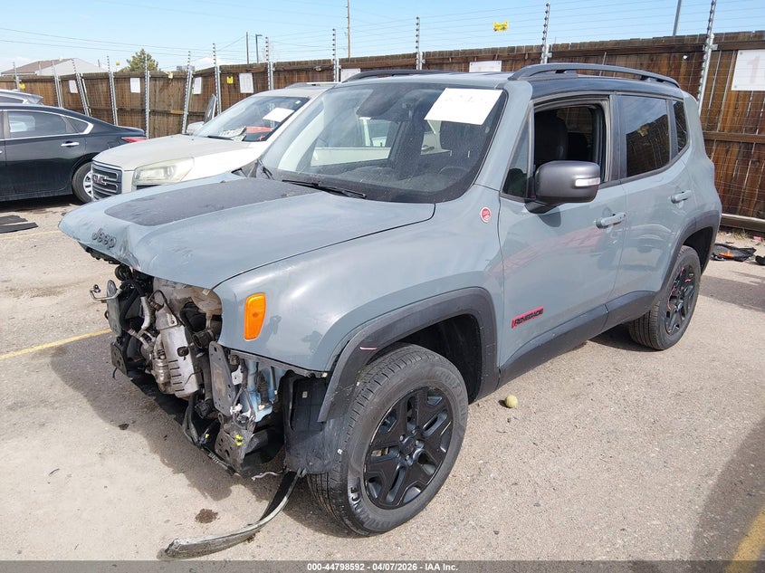 2018 Jeep Renegade VIN ZACCJBCB1JPG86385 IAAI salvage auction — FRONT END, Salvage (Colorado), sold $1,100 on 2026-07-14 (photo 2)
