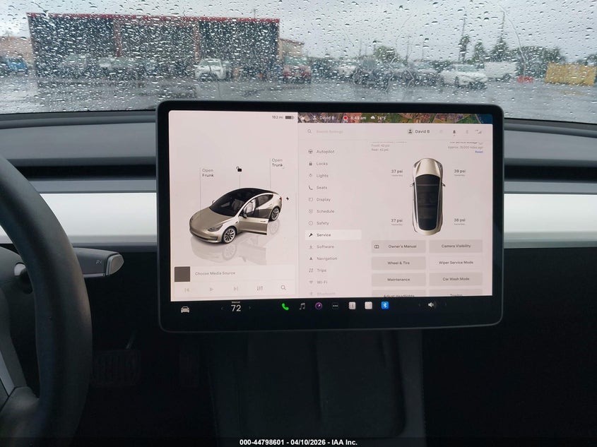 2023 Tesla Model 3 VIN 5YJ3E1EAXPF654182 IAAI salvage auction — RIGHT REAR, Salvage (Hawaii), sold $1,050 on 2026-07-23 (photo 7)