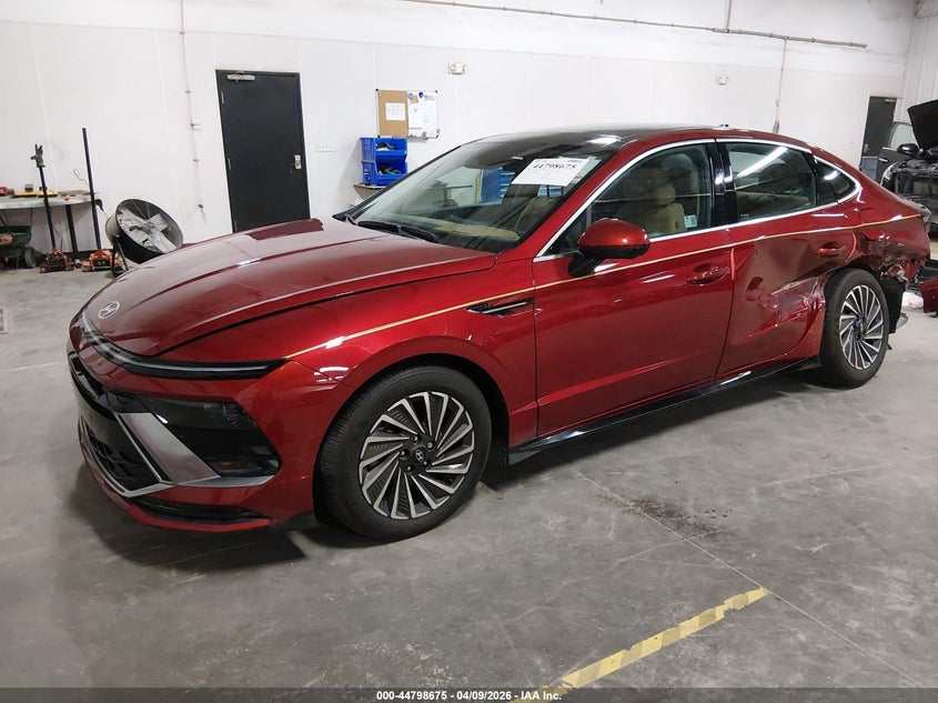 2024 Hyundai Sonata VIN KMHL54JJ0RA102365 IAAI salvage auction — REAR END, Salvage Title, sold $9,750 on 2026-07-17 (photo 2)