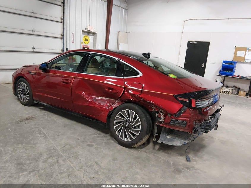 2024 Hyundai Sonata VIN KMHL54JJ0RA102365 IAAI salvage auction — REAR END, Salvage Title, sold $9,750 on 2026-07-17 (photo 3)