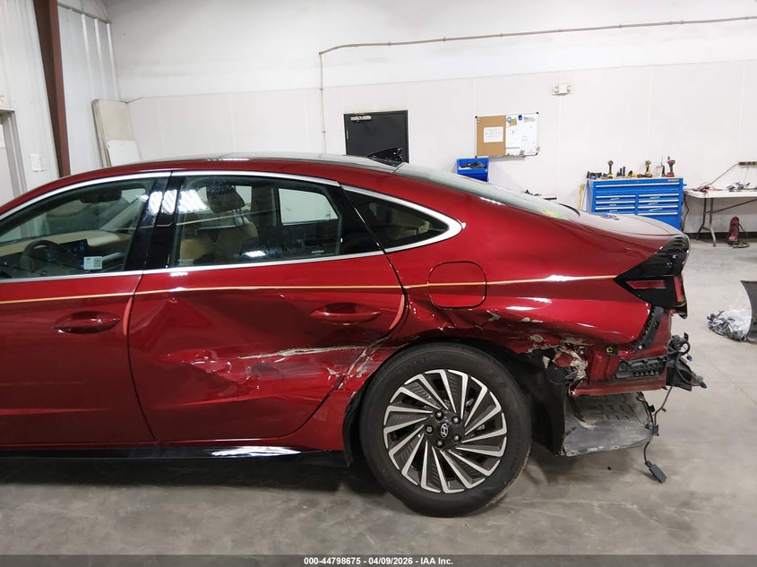 2024 Hyundai Sonata VIN KMHL54JJ0RA102365 IAAI salvage auction — REAR END, Salvage Title, sold $9,750 on 2026-07-17 (photo 6)