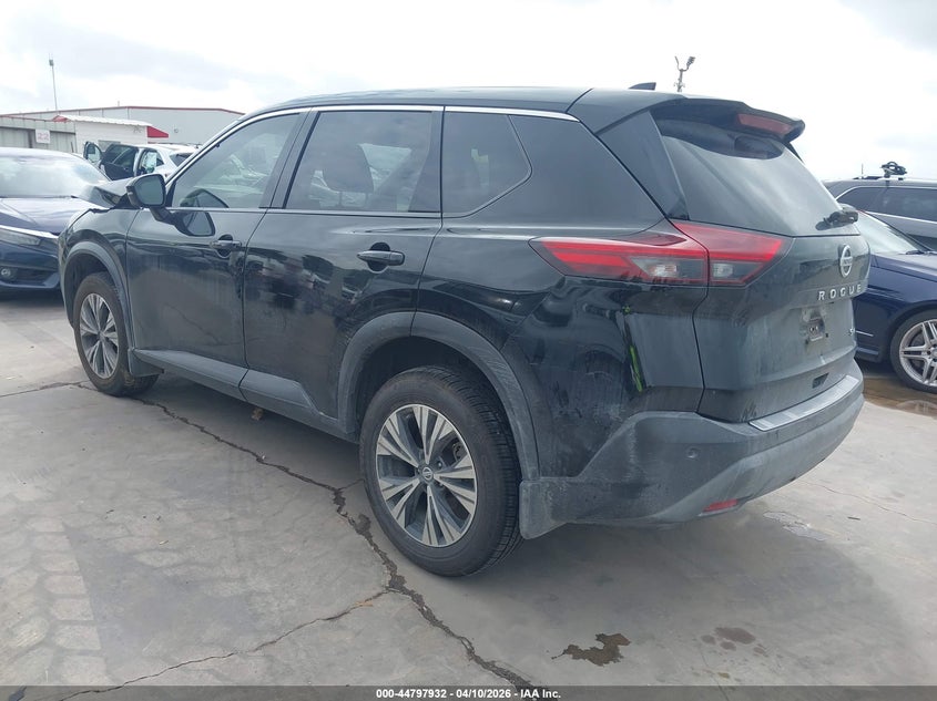 2021 Nissan Rogue VIN JN8AT3BA6MW016908 IAAI salvage auction — FRONT END, Salvage Title, sold $2,350 on 2026-07-14 (photo 3)