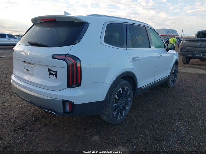 2024 Kia Telluride VIN 5XYP54GCXRG429676 IAAI salvage auction — FRONT END, Original (Texas), sold $9,650 on 2026-07-21 (photo 4)
