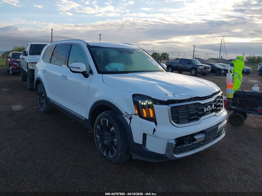 2024 Kia Telluride VIN 5XYP54GCXRG429676 IAAI salvage auction — FRONT END, Original (Texas), sold $9,650 on 2026-07-21 (photo 6)