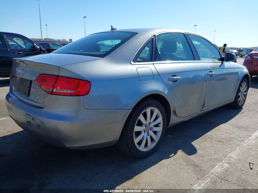 2010 Audi A4 VIN WAUFFAFL1AN053985 IAAI salvage auction — FRONT & REAR, Salvage (New Jersey), sold $425 on 2026-07-20 (photo 4)
