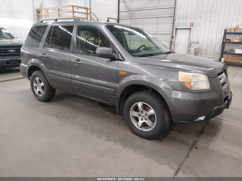 2008 Honda Pilot VIN 5FNYF18458B051392 IAAI salvage auction — LEFT FRONT, Prior Salvage (Minnesota), sold $600 on 2026-07-09 (photo 1)
