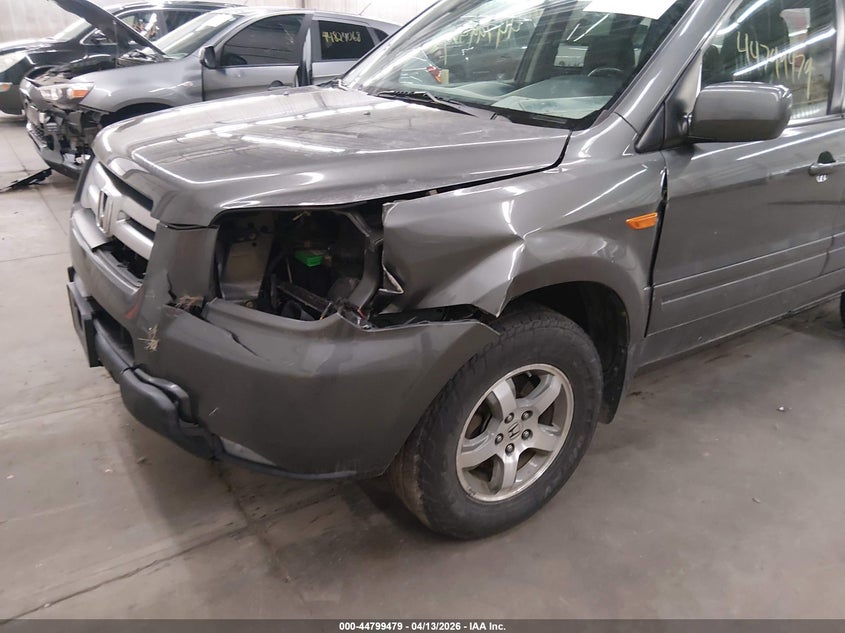 2008 Honda Pilot VIN 5FNYF18458B051392 IAAI salvage auction — LEFT FRONT, Prior Salvage (Minnesota), sold $600 on 2026-07-09 (photo 6)
