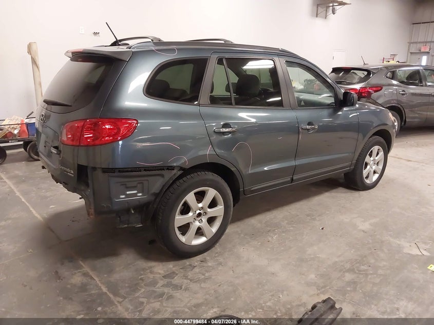 2009 Hyundai Santa fe VIN 5NMSH73E79H265416 IAAI salvage auction — REAR END, Salvage (Iowa), sold $550 on 2026-09-03 (photo 4)
