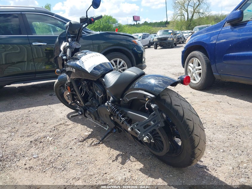 2023 Indian motorcycle co. Scout VIN 56KMTD110P3191588 IAAI salvage auction — SIDE, Clear (Oklahoma), sold $3,450 on 2026-07-08 (photo 3)