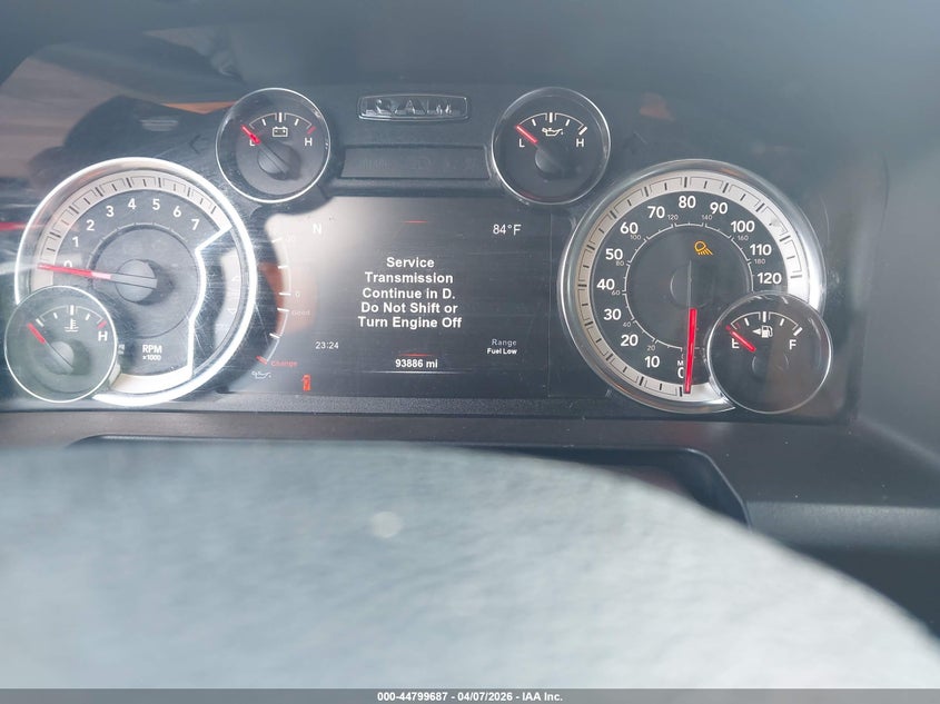 2018 Ram 1500 VIN 1C6RR7LT0JS248693 IAAI salvage auction — UNKNOWN, Salvage (Hawaii), sold $2,925 on 2026-08-04 (photo 7)