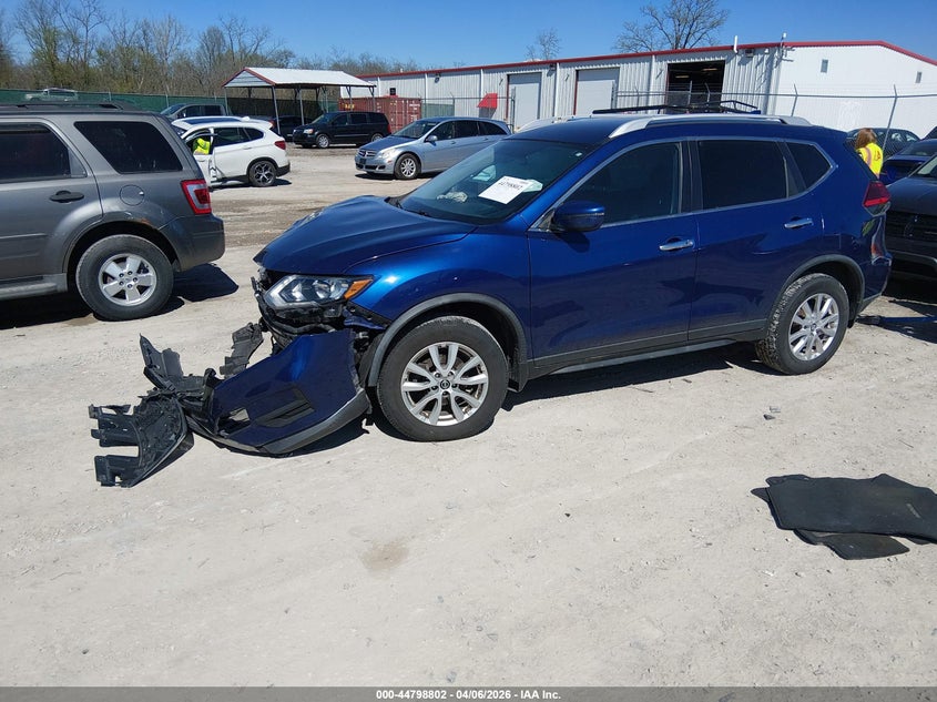 2017 Nissan Rogue VIN KNMAT2MV5HP594357 IAAI salvage auction — FRONT END, Salvage (Indiana), sold $250 on 2026-07-13 (photo 2)