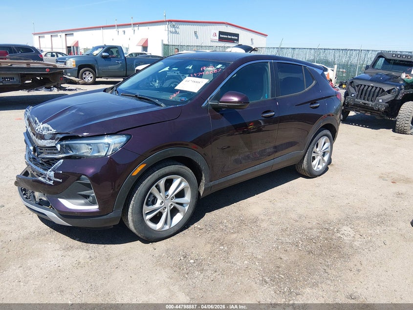 2021 Buick Encore gx VIN KL4MMBS20MB076953 IAAI salvage auction — FRONT END, Wait Title, sold $2,300 on 2026-07-17 (photo 2)