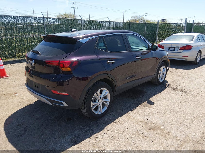 2021 Buick Encore gx VIN KL4MMBS20MB076953 IAAI salvage auction — FRONT END, Wait Title, sold $2,300 on 2026-07-17 (photo 4)