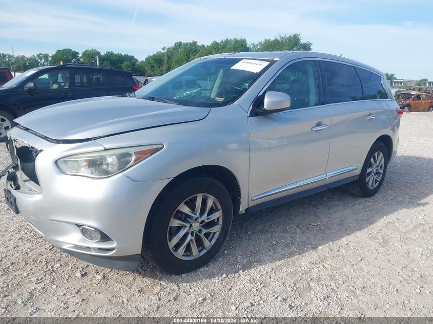 2015 Infiniti Qx60 VIN 5N1AL0MM5FC505902 IAAI salvage auction — FRONT END, Salvage (Missouri), sold $750 on 2026-07-24 (photo 2)
