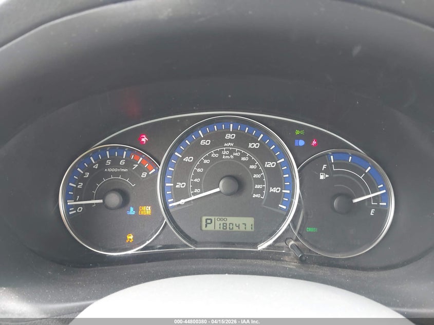 2012 Subaru Forester VIN JF2SHBBC0CH438920 IAAI salvage auction — SIDE, Salvage Title, sold $425 on 2026-07-16 (photo 7)