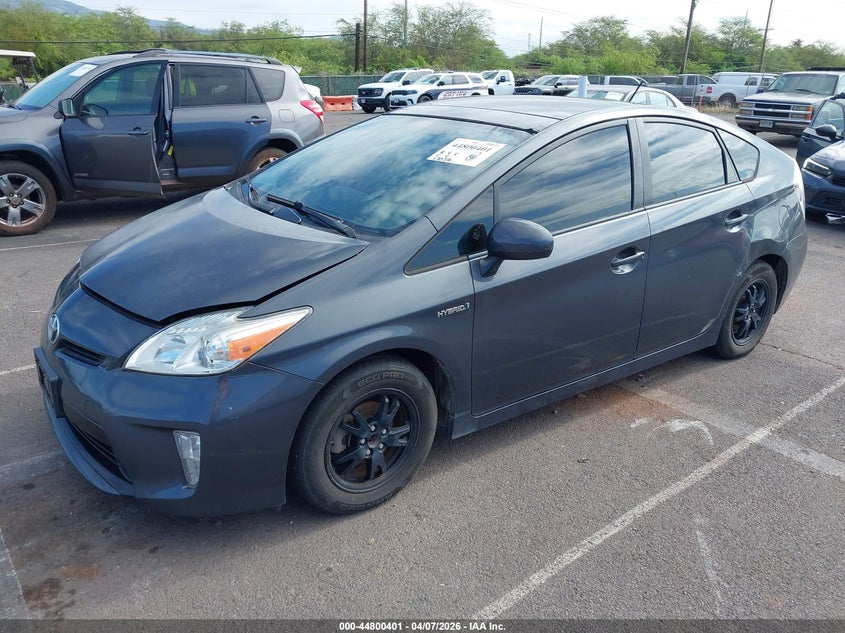 2012 Toyota Prius VIN JTDKN3DU8C1500396 IAAI salvage auction — WATER/FLOOD, Salvage (Hawaii), sold $125 on 2026-07-28 (photo 2)
