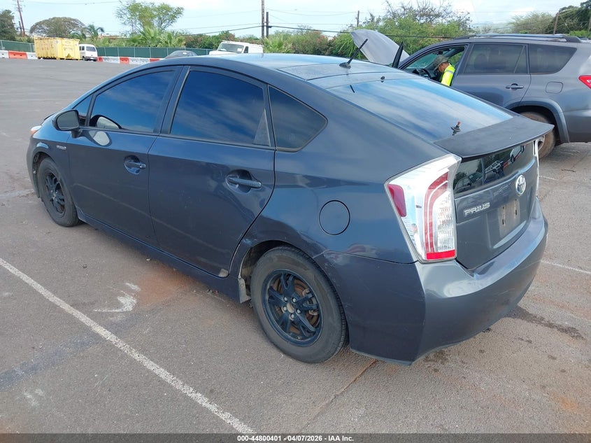2012 Toyota Prius VIN JTDKN3DU8C1500396 IAAI salvage auction — WATER/FLOOD, Salvage (Hawaii), sold $125 on 2026-07-28 (photo 3)