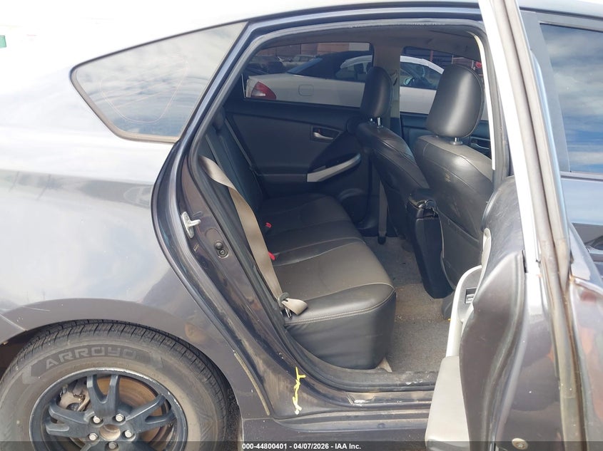 2012 Toyota Prius VIN JTDKN3DU8C1500396 IAAI salvage auction — WATER/FLOOD, Salvage (Hawaii), sold $125 on 2026-07-28 (photo 8)