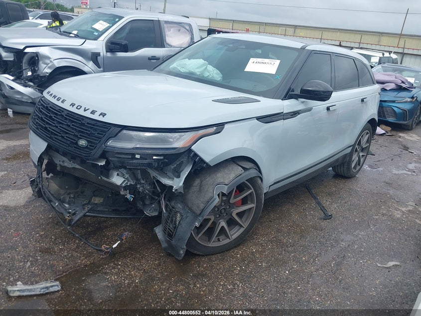 2025 Land rover Range rover velar VIN SALYL2EXXSA392339 IAAI salvage auction — FRONT END, Original (Texas), sold $19,300 on 2026-07-13 (photo 2)