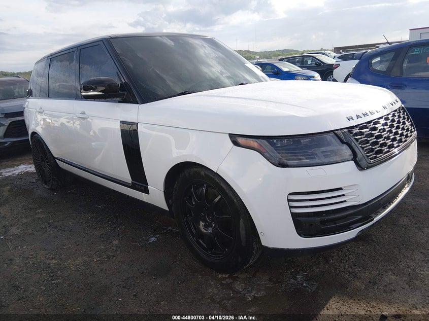 2021 Land rover RANGE ROVER VIN SALGS5SE9MA422243 IAAI salvage auction — FRONT END, Clear (Oklahoma), sold $23,850 on 2026-07-14 (photo 1)