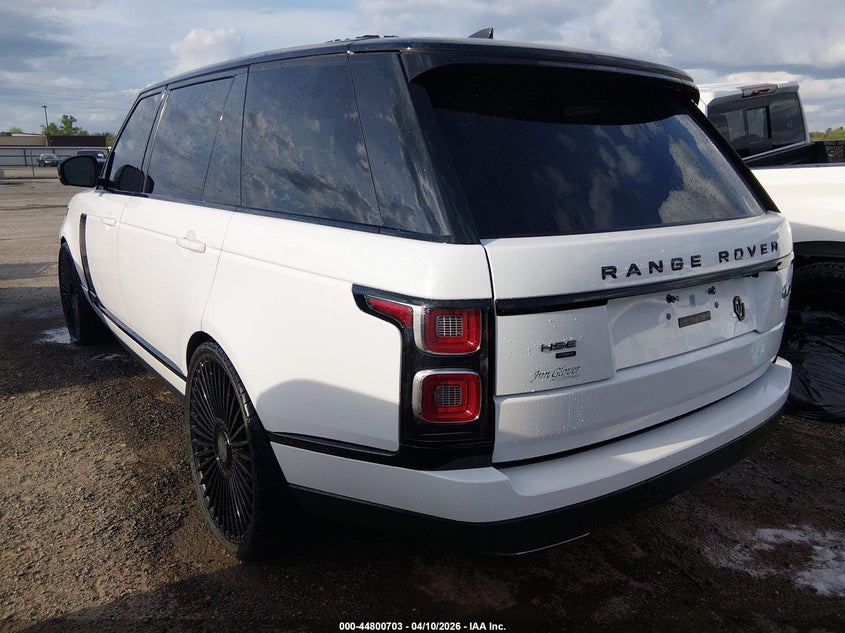 2021 Land rover RANGE ROVER VIN SALGS5SE9MA422243 IAAI salvage auction — FRONT END, Clear (Oklahoma), sold $23,850 on 2026-07-14 (photo 3)