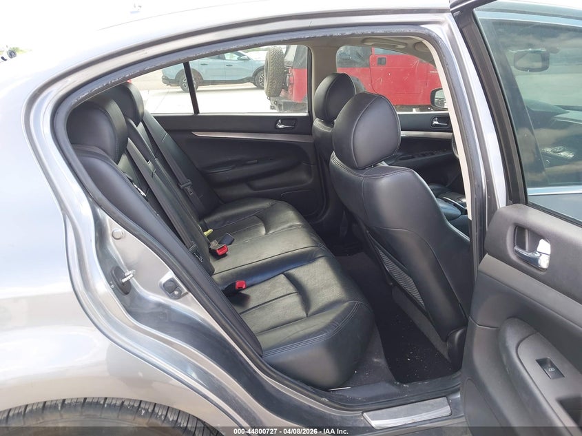 2012 Infiniti G VIN JN1CV6AP3CM625943 IAAI salvage auction — LEFT FRONT, Salvage Title, sold $1,150 on 2026-07-23 (photo 8)