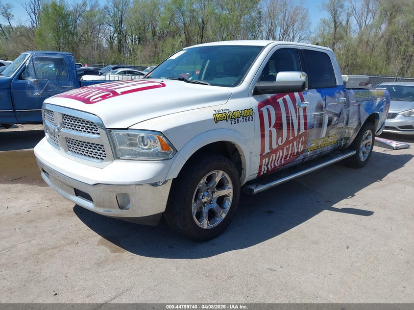 2015 Ram 1500 VIN 1C6RR7VT0FS596594 IAAI salvage auction — REAR END, Salvage Title, sold $2,300 on 2026-07-18 (photo 2)