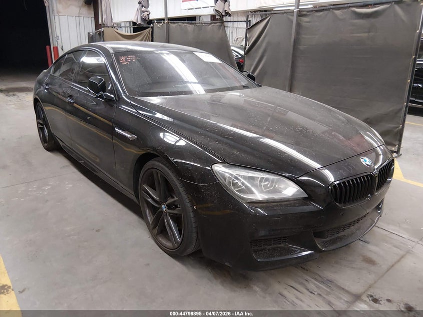 2015 BMW 6er VIN WBA6B2C57FGB99183 IAAI salvage auction — UNKNOWN, Salvage Title, sold $3,700 on 2026-07-28 (photo 1)