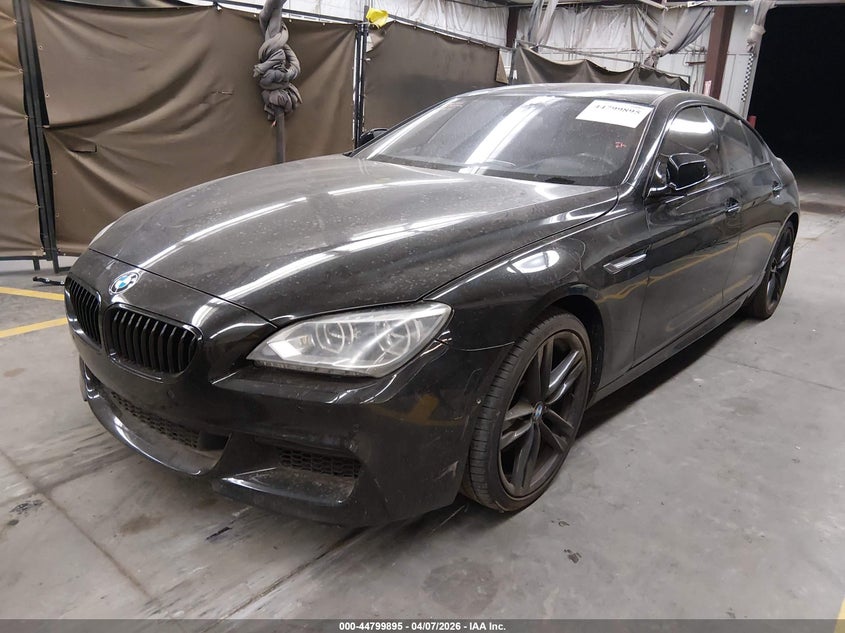 2015 BMW 6er VIN WBA6B2C57FGB99183 IAAI salvage auction — UNKNOWN, Salvage Title, sold $3,700 on 2026-07-28 (photo 2)