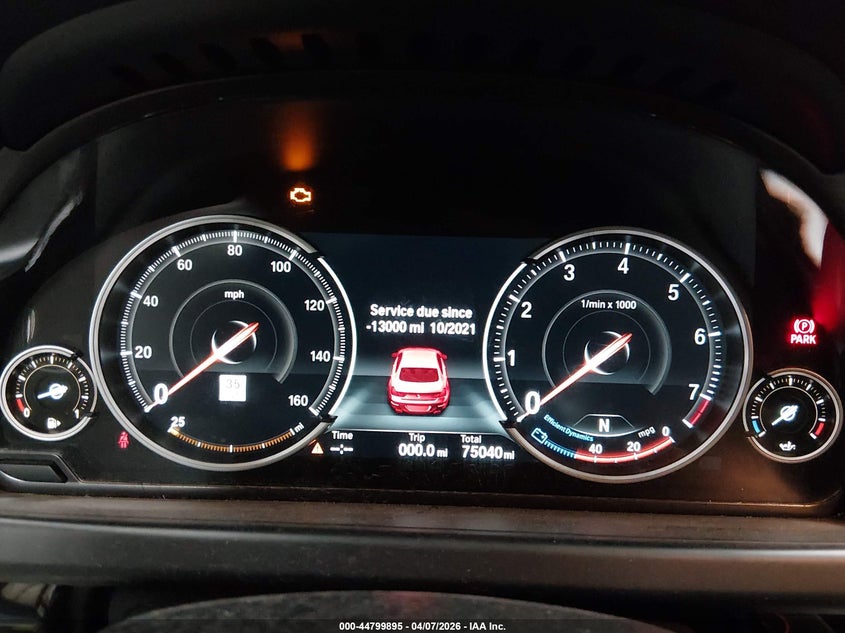 2015 BMW 6er VIN WBA6B2C57FGB99183 IAAI salvage auction — UNKNOWN, Salvage Title, sold $3,700 on 2026-07-28 (photo 7)