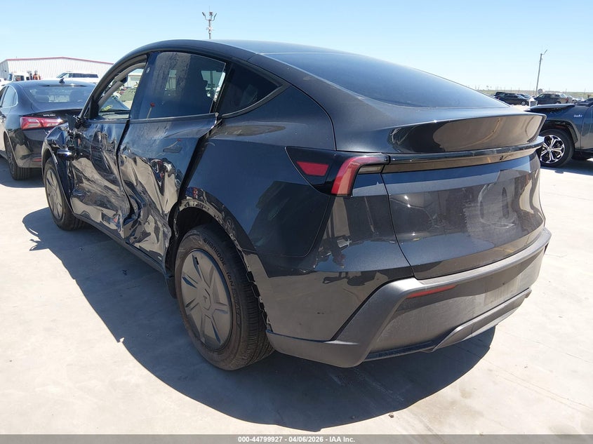 2026 Tesla Model y VIN 7SAYGDED3TA603158 IAAI salvage auction — LEFT SIDE, Wait Title, sold $18,950 on 2026-08-27 (photo 3)
