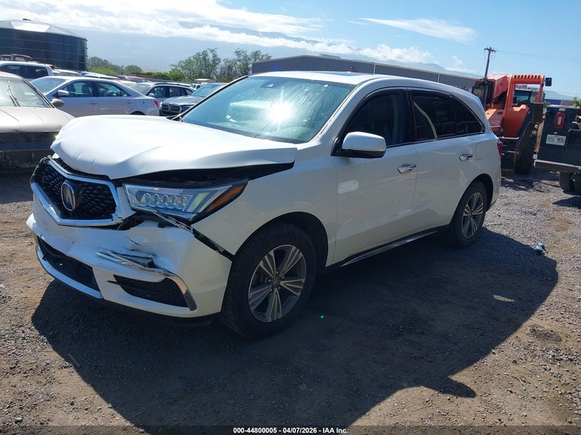 2020 Acura Mdx VIN 5J8YD3H34LL001356 IAAI salvage auction — FRONT END, Salvage (Hawaii), sold $4,475 on 2026-07-28 (photo 2)