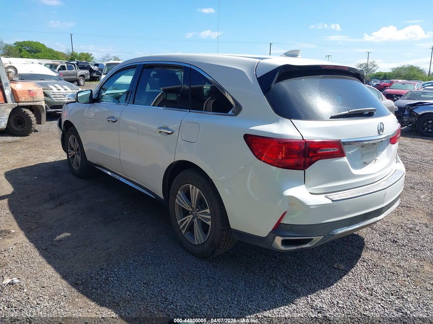 2020 Acura Mdx VIN 5J8YD3H34LL001356 IAAI salvage auction — FRONT END, Salvage (Hawaii), sold $4,475 on 2026-07-28 (photo 3)