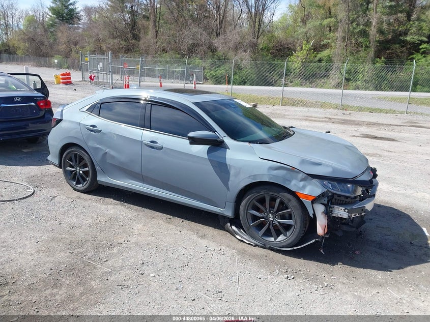 2021 Honda Civic VIN SHHFK7H65MU231861 IAAI salvage auction — FRONT END, Salvage Title, sold $3,150 on 2026-07-21 (photo 1)
