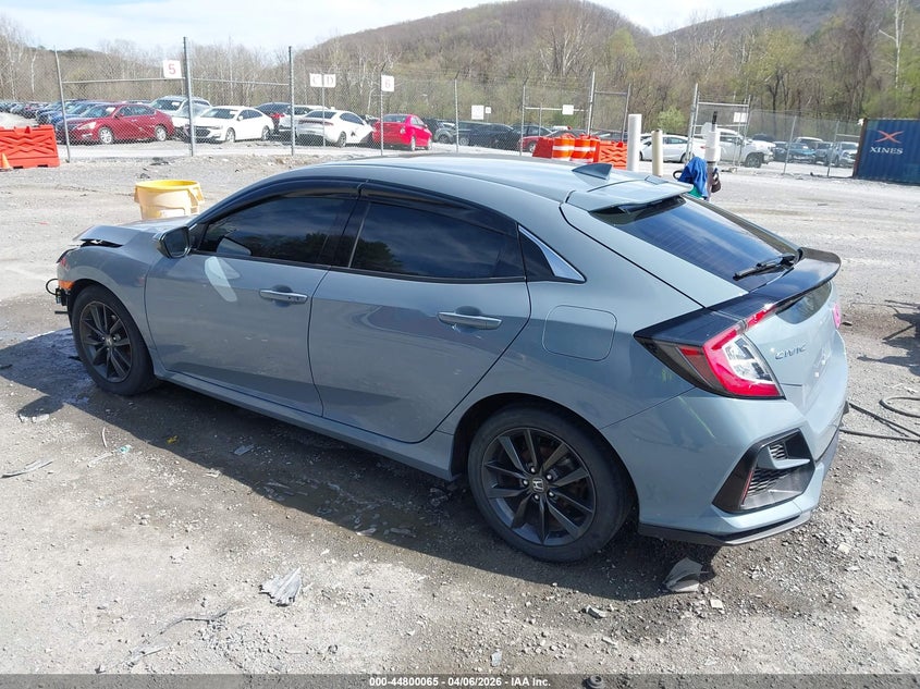 2021 Honda Civic VIN SHHFK7H65MU231861 IAAI salvage auction — FRONT END, Salvage Title, sold $3,150 on 2026-07-21 (photo 3)