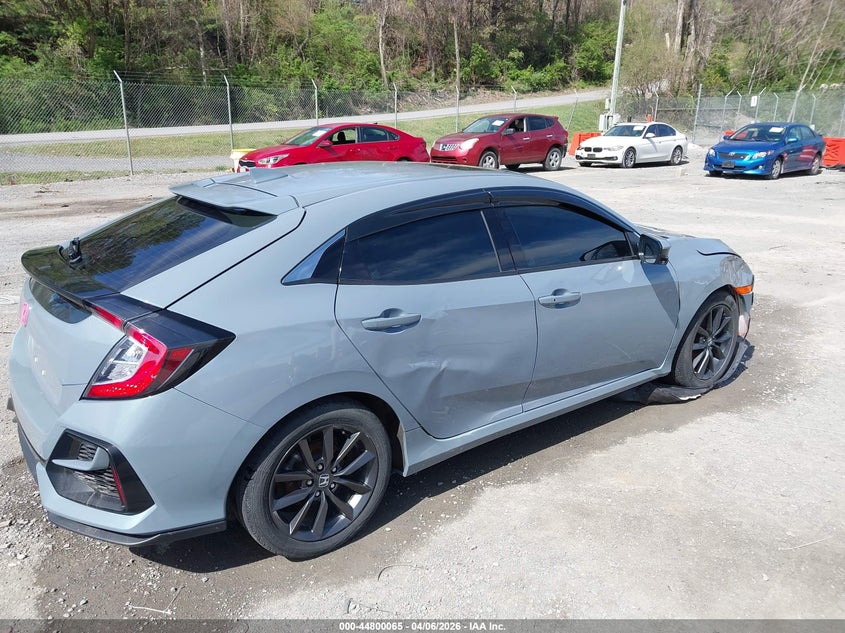 2021 Honda Civic VIN SHHFK7H65MU231861 IAAI salvage auction — FRONT END, Salvage Title, sold $3,150 on 2026-07-21 (photo 4)