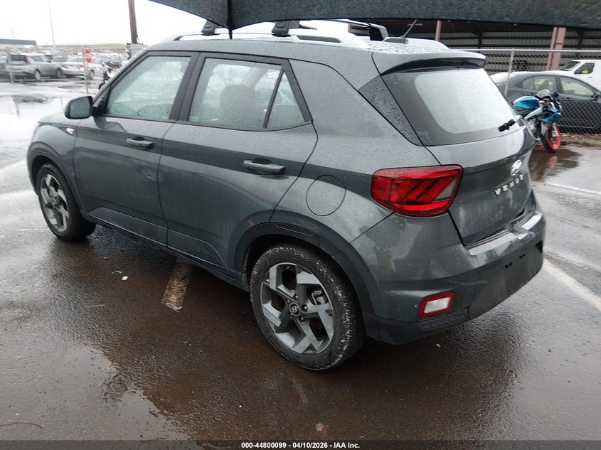 2025 Hyundai Venue VIN KMHRC8A36SU390566 IAAI salvage auction — RIGHT REAR, Clear (Hawaii), sold $2,000 on 2026-07-21 (photo 3)