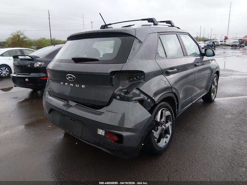 2025 Hyundai Venue VIN KMHRC8A36SU390566 IAAI salvage auction — RIGHT REAR, Clear (Hawaii), sold $2,000 on 2026-07-21 (photo 6)