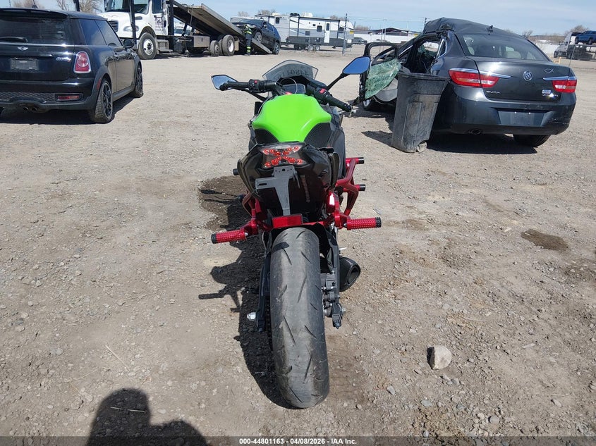 2022 Kawasaki Ninja VIN ML5EXEM10NDA65266 IAAI salvage auction — LEFT & RIGHT, Salvage Title, sold $1,400 on 2026-07-22 (photo 6)