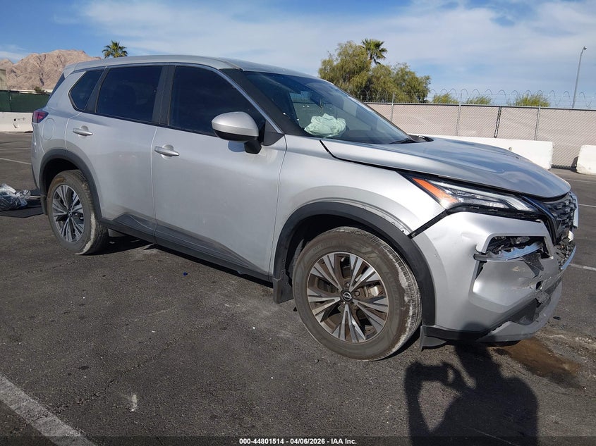 2023 Nissan Rogue VIN JN8BT3BA3PW415736 IAAI salvage auction — FRONT END, Wait Title, sold $3,400 on 2026-07-24 (photo 1)