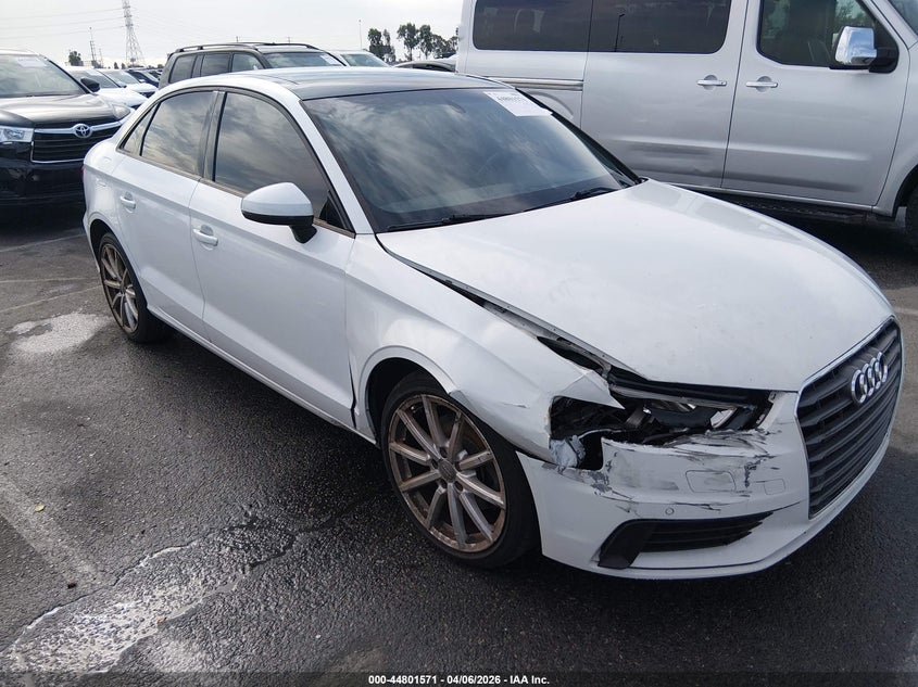2015 Audi A3 VIN WAUACGFF5F1143784 IAAI salvage auction — NORMAL WEAR, Salvage (Texas), sold $2,100 on 2026-07-30 (photo 1)