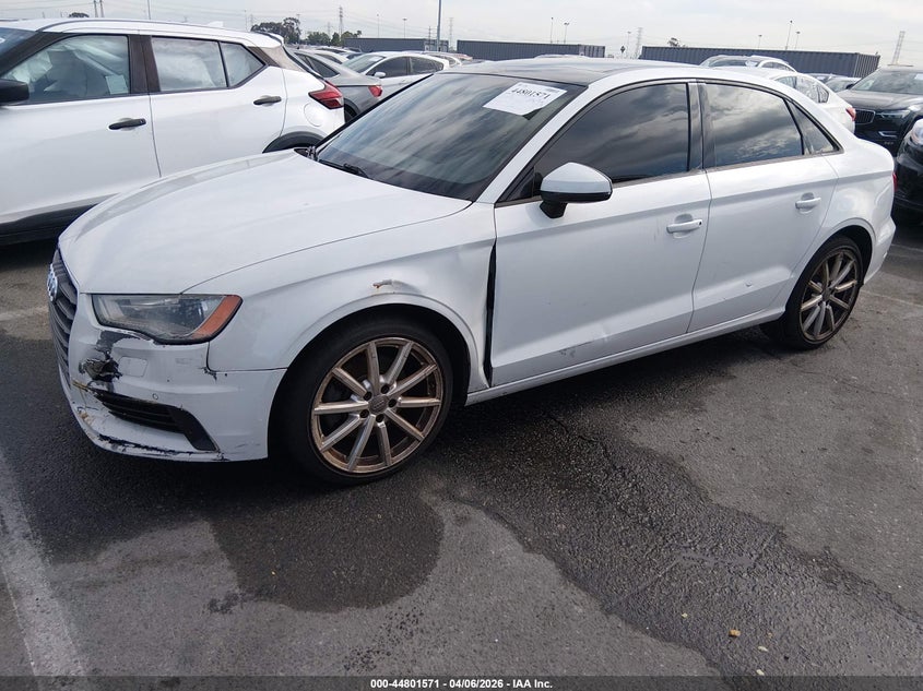 2015 Audi A3 VIN WAUACGFF5F1143784 IAAI salvage auction — NORMAL WEAR, Salvage (Texas), sold $2,100 on 2026-07-30 (photo 2)