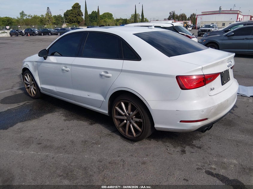 2015 Audi A3 VIN WAUACGFF5F1143784 IAAI salvage auction — NORMAL WEAR, Salvage (Texas), sold $2,100 on 2026-07-30 (photo 3)
