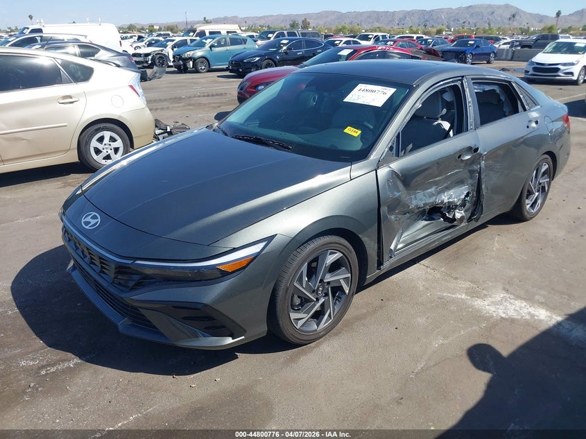 2025 Hyundai Elantra VIN KMHLP4DG3SU957723 IAAI salvage auction — LEFT SIDE, Salvage Title, sold $7,400 on 2026-07-14 (photo 6)