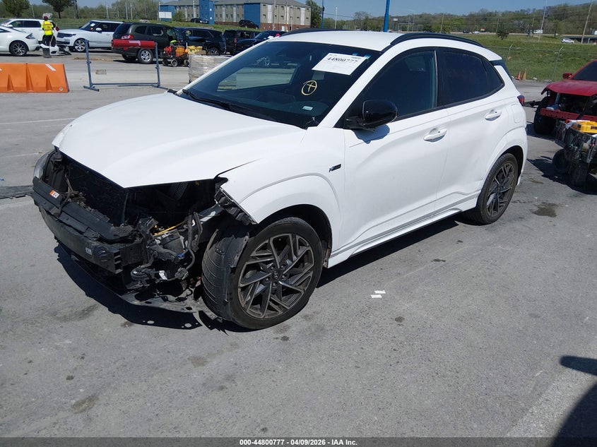 2022 Hyundai Kona VIN KM8K33A38NU835964 IAAI salvage auction — FRONT END, Salvage Title, sold $2,950 on 2026-07-11 (photo 2)