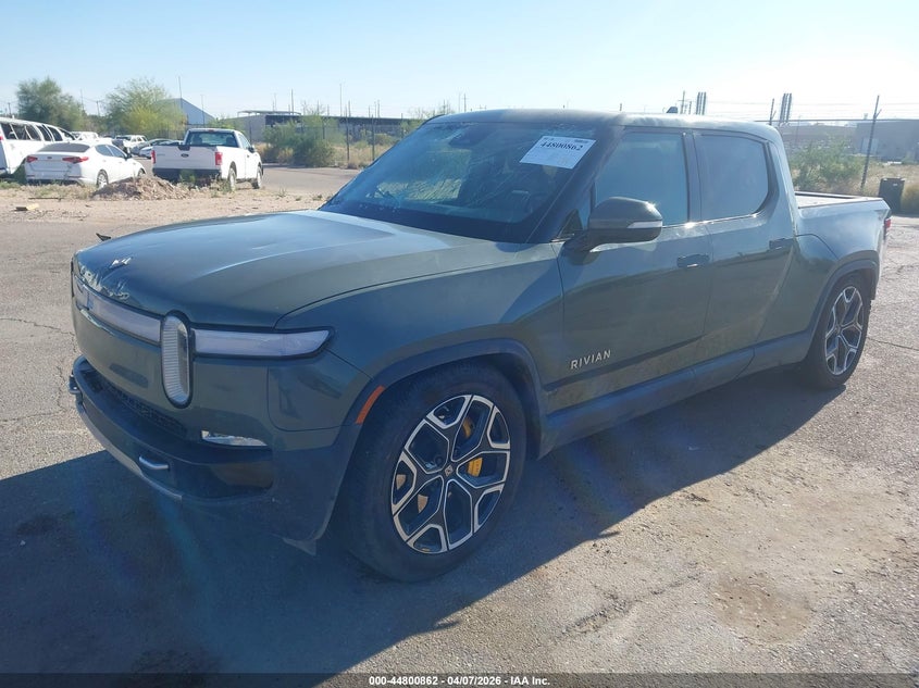 2022 Rivian R1t VIN 7FCTGAAL9NN009789 IAAI salvage auction — RIGHT SIDE, Salvage Title, sold $12,500 on 2026-08-28 (photo 2)