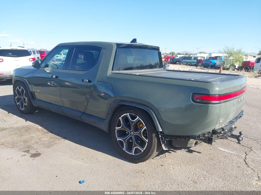 2022 Rivian R1t VIN 7FCTGAAL9NN009789 IAAI salvage auction — RIGHT SIDE, Salvage Title, sold $12,500 on 2026-08-28 (photo 3)